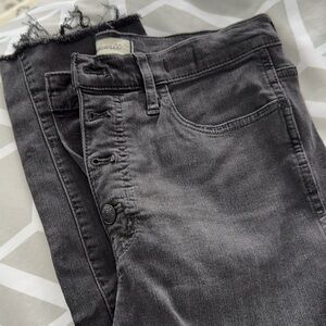 Madewell 10” high rise skinny jeans